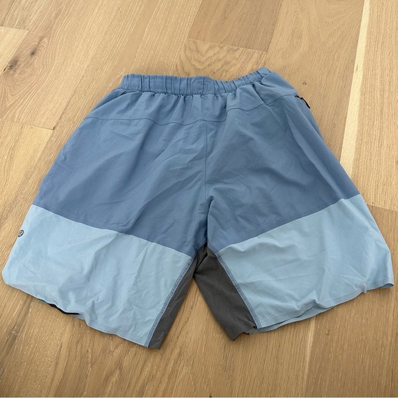 Lululemon Men's Blue Athletic Shorts Mesh Lined Train to Beach Swim Run Gym 7” - Picture 9 of 14